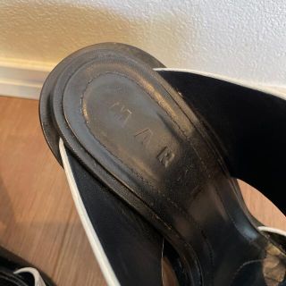 Marni - マルニ MARNI ミュール サンダル 白 太ヒールサンダルの通販 ...