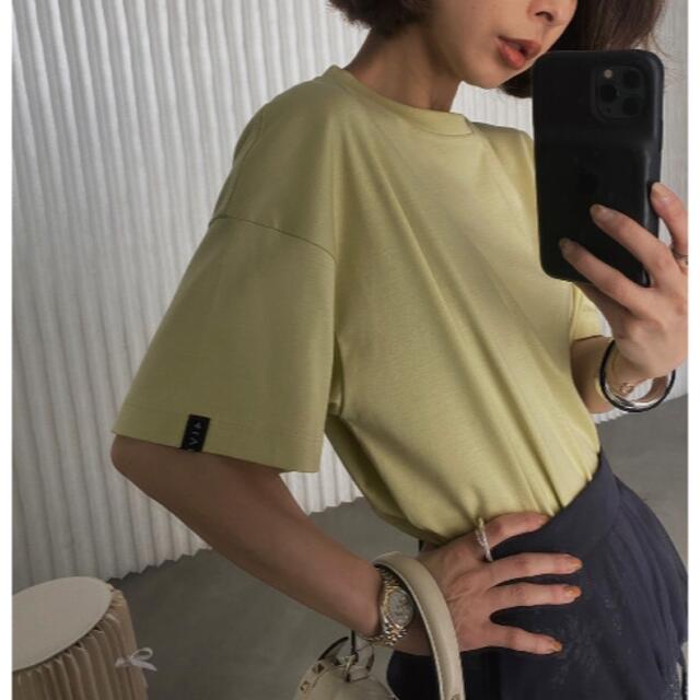 Ameri VINTAGE(アメリヴィンテージ)のLUSTER SMOOTH TEE メンズのトップス(Tシャツ/カットソー(半袖/袖なし))の商品写真