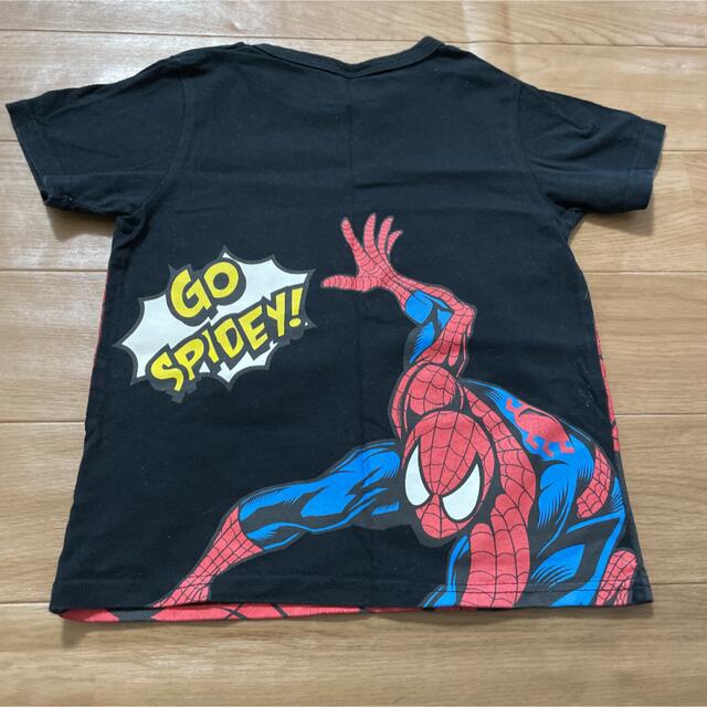 USJ(ユニバーサルスタジオジャパン)の130 美品！ユニバーサルスタジオ スパイダーマン マーベルTシャツ キッズ/ベビー/マタニティのキッズ服男の子用(90cm~)(Tシャツ/カットソー)の商品写真