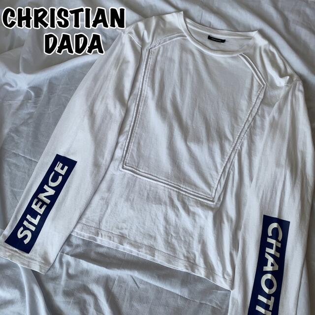 CHRISTIAN DADA(クリスチャンダダ)のオーバーサイズ！クリスチャンダダ ロンt バックプリント Lサイズ メンズのトップス(Tシャツ/カットソー(七分/長袖))の商品写真