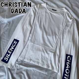 クリスチャンダダ(CHRISTIAN DADA)のオーバーサイズ！クリスチャンダダ ロンt バックプリント Lサイズ(Tシャツ/カットソー(七分/長袖))