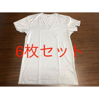 ユニクロ(UNIQLO)のエアリズム short  sleeve Mサイズ 6枚セット メンズ グレー (Tシャツ/カットソー(半袖/袖なし))