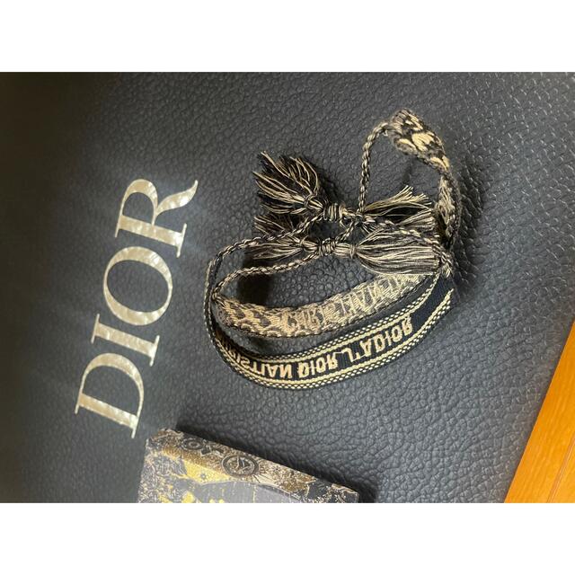 Christian Dior(クリスチャンディオール)のChristianDior 定番ロゴミサンガ　２本セット　ブレスレット レディースのアクセサリー(ブレスレット/バングル)の商品写真