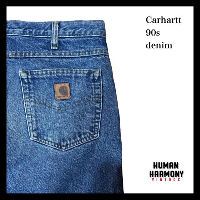 サイズW90s カーハート Carhartt  スケーター デニムパンツ