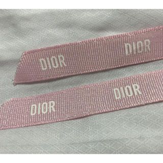 ディオール(Dior)のDIOR ラッピングリボン　ピンクラメ🎀(ラッピング/包装)