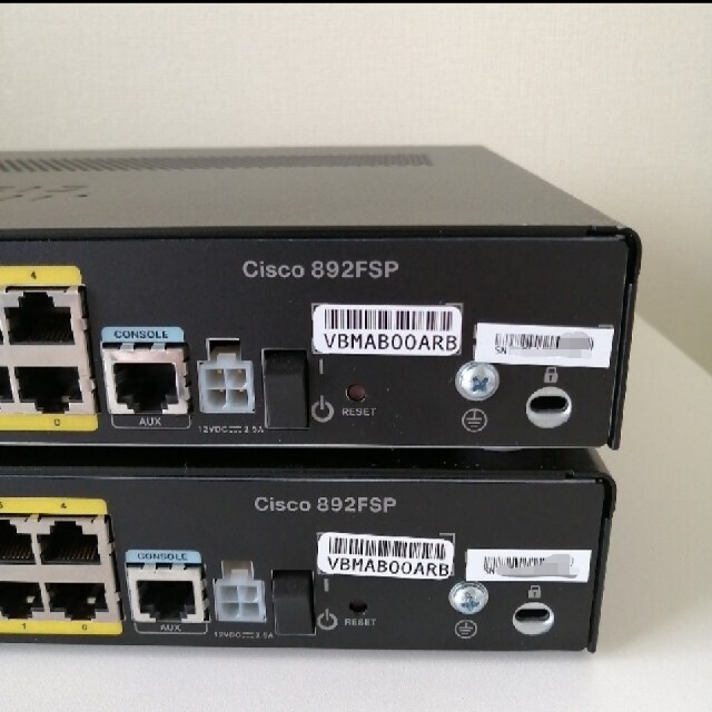 PC/タブレット【CCNA、CCNP】4台セットCisco892J、Catalyst2960