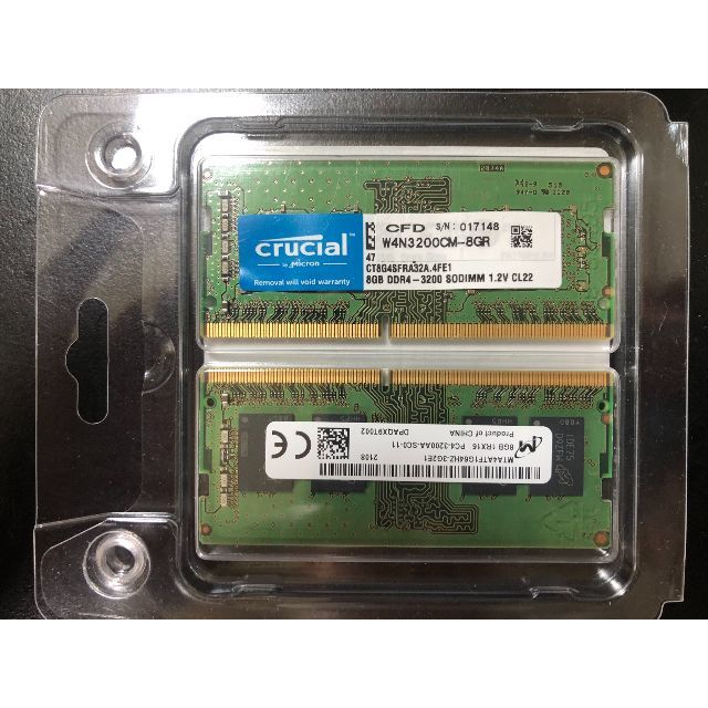 W4N3200CM-8GR 2枚セット（合計16GB）