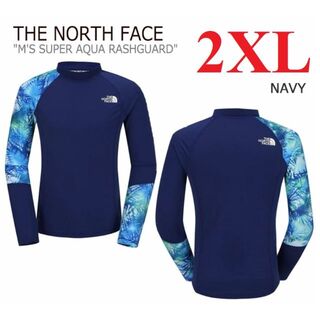 ザノースフェイス(THE NORTH FACE)の値下げ❗ノースフェイス ラッシュガード メンズ UVカット 2XL K346D(Tシャツ/カットソー(七分/長袖))