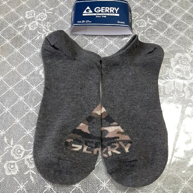 GERRY(ジェリー)の新品　GERRY  靴下　3足　25～27㎝ メンズのレッグウェア(ソックス)の商品写真