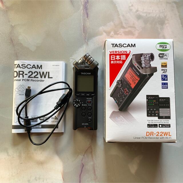 TASCAM【PCMレコーダー】DR-22WL | 美品 楽器のレコーディング/PA機器(その他)の商品写真