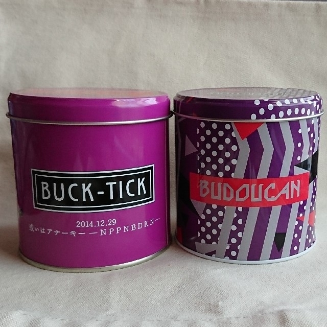 Victor(ビクター)のBUCK-TICK 葡萄缶&葡萄缶Ⅱ 2個セット 缶のみ グミ缶 エンタメ/ホビーのタレントグッズ(ミュージシャン)の商品写真