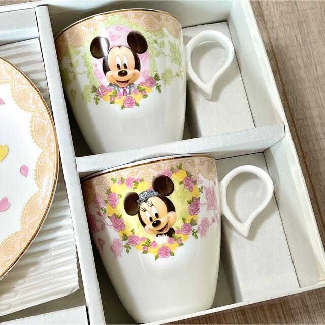 Disney(ディズニー)のミッキー マウス&ミニーマウスのカップソーサー インテリア/住まい/日用品のキッチン/食器(グラス/カップ)の商品写真