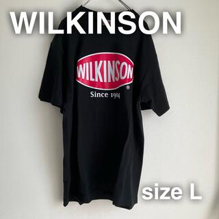 アサヒ(アサヒ)のWILKINSON ウィルキンソン　Tシャツ　企業　フロントプリント　ロゴ　L (Tシャツ/カットソー(半袖/袖なし))
