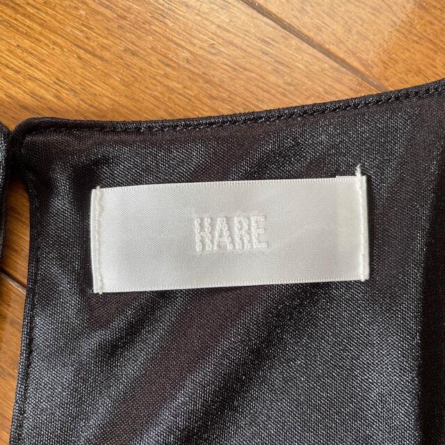 HARE(ハレ)のHARE オールインワン　黒　 レディースのパンツ(オールインワン)の商品写真