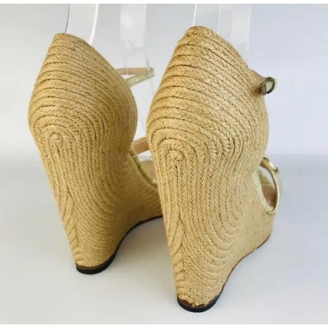 新品未使用☆GUCCI・レザー ホースビット エスパ サンダル(371/2