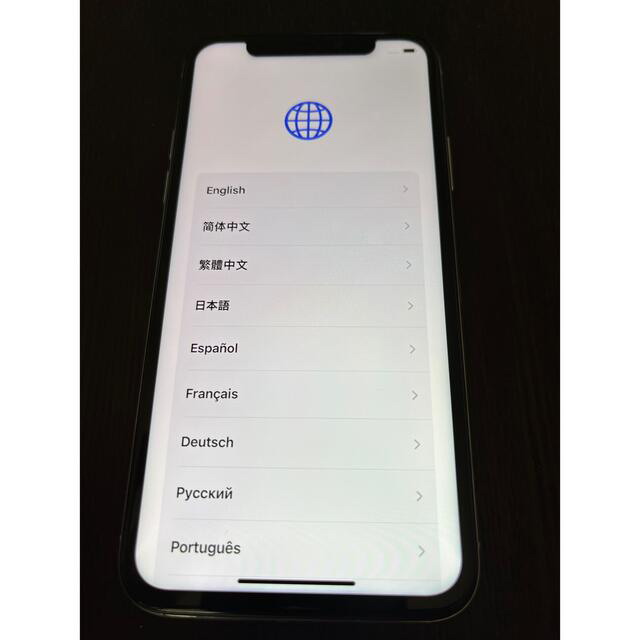 Apple(アップル)のApple iPhone X 256GB シルバー MQC22J/A スマホ/家電/カメラのスマートフォン/携帯電話(スマートフォン本体)の商品写真