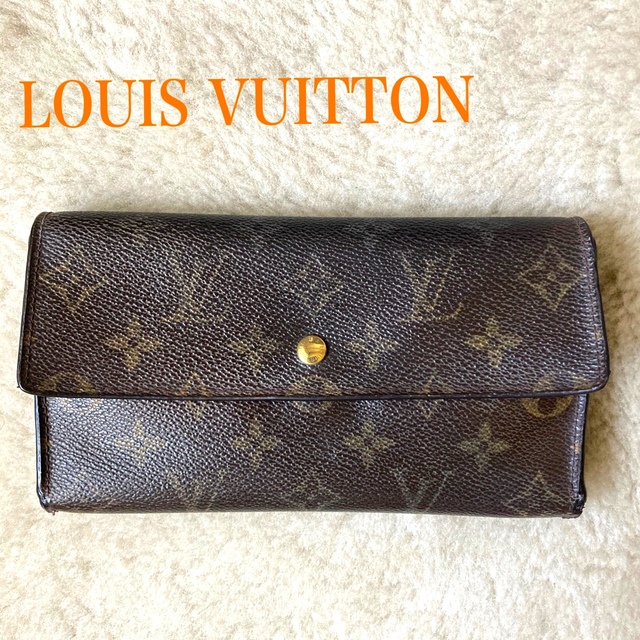 ☆ 値下げしました‼️LOUIS VUITTONモノグラム 三つ折り 長財布 - 財布