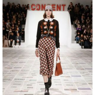 最終値下げ‼️Dior チェックスカート　2019AW