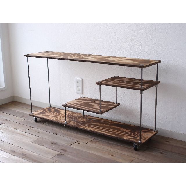 wood iron shelf 470*910*225