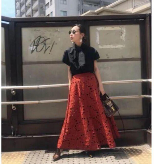 美品♡ Ameri VIOLA CUTWORK FLARE SKIRT - ロングスカート