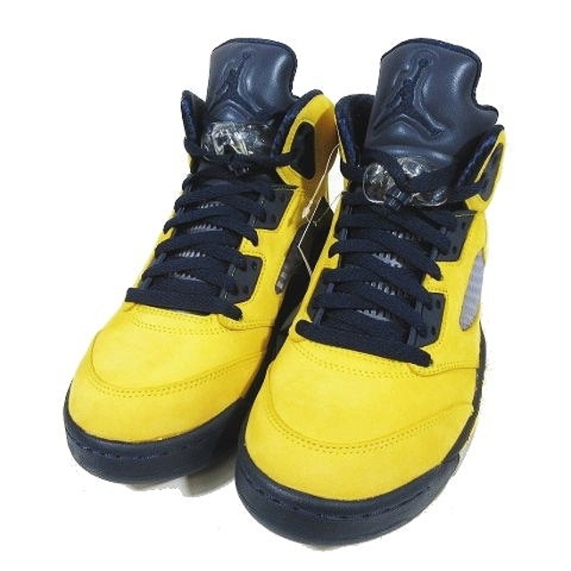 NIKE(ナイキ)のNIKE AIR JORDAN 5 MICHIGAN スニーカー 25cm メンズの靴/シューズ(スニーカー)の商品写真