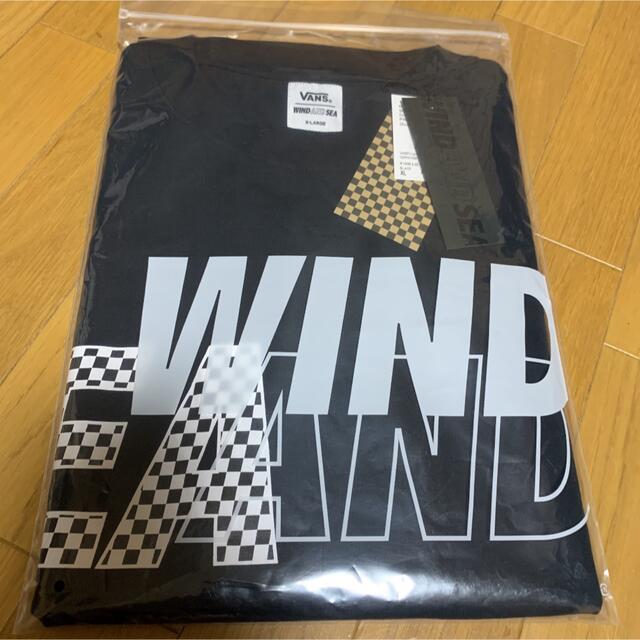 VANS X WDS CHECKERED FLAG S/S TEE 黒 - Tシャツ/カットソー(半袖/袖なし)