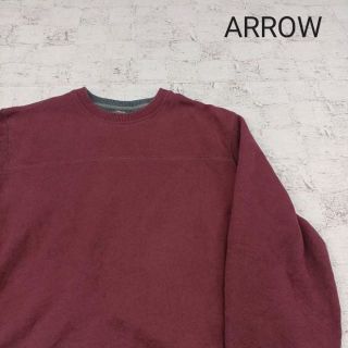 ARROW アロー 長袖スウェットトレーナー(スウェット)