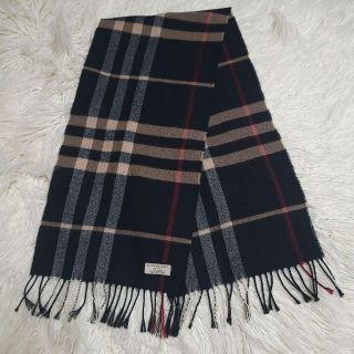 バーバリー(BURBERRY)のBURBERRY  マフラー ジャイアントノバチェック  スコットランド製(マフラー/ショール)