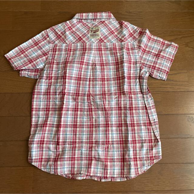 papp(パプ)のpapp 半袖　チェックシャツ　130cm  キッズ/ベビー/マタニティのキッズ服男の子用(90cm~)(ブラウス)の商品写真