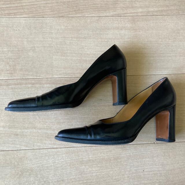 Sergio rossi セルジオロッシ パンプス 黒 36 1/2 36.5 | strongmetais