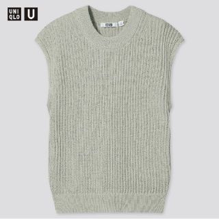 ユニクロ(UNIQLO)のUNIQLO U　コットンブレンドクルーネックセーター(ベスト/ジレ)