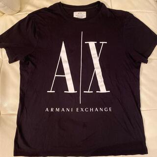 アルマーニエクスチェンジ(ARMANI EXCHANGE)のアルマーニTシャツブラックS(Tシャツ/カットソー(半袖/袖なし))