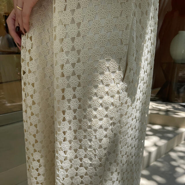 GEOMETRY LACE DRESS