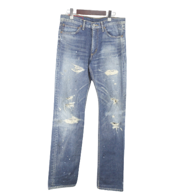 RON HERMAN VINTAGE DAMAGE DENIM PANTS