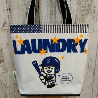 ランドリー(LAUNDRY)のLaundry×横浜DeNAベイスターズ コラボTシャツ リメイク トートバッグ(応援グッズ)