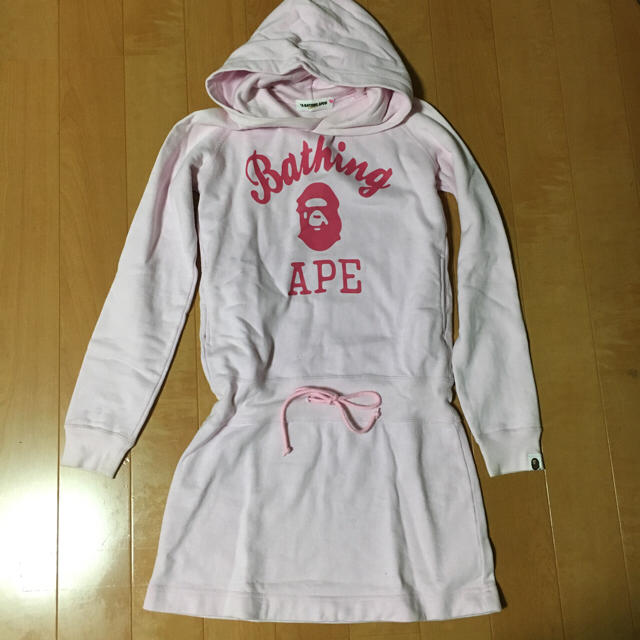 A BATHING APE(アベイシングエイプ)の☆A BATHING APE☆パーカーワンピース レディースのワンピース(ミニワンピース)の商品写真