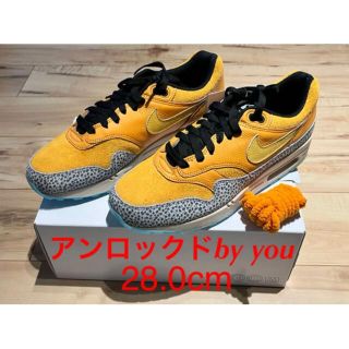 ナイキ(NIKE)のNIKE ナイキ　AIRMAX1 エアマックス1 アンロックド　by you(スニーカー)