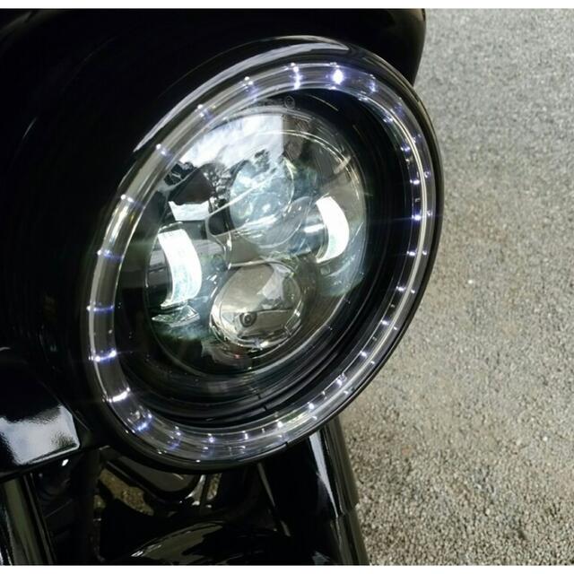 Harley Davidson - クリアキン LEDヘッドライトトリムリング 7インチ