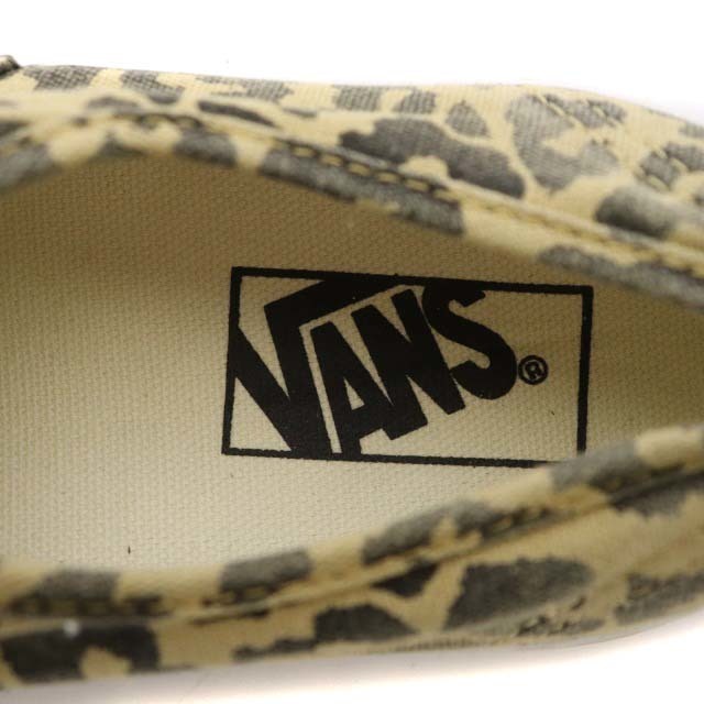 VANS(ヴァンズ)のバンズ オーセンティック スニーカー ローカット ヒョウ柄 24cm ベージュ メンズの靴/シューズ(スニーカー)の商品写真