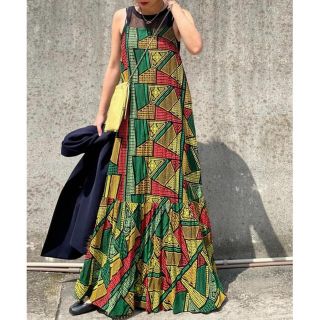 アメリヴィンテージ(Ameri VINTAGE)の【Ameri VINTAGE】LINDA TURKEY DRESS ミックス(ロングワンピース/マキシワンピース)