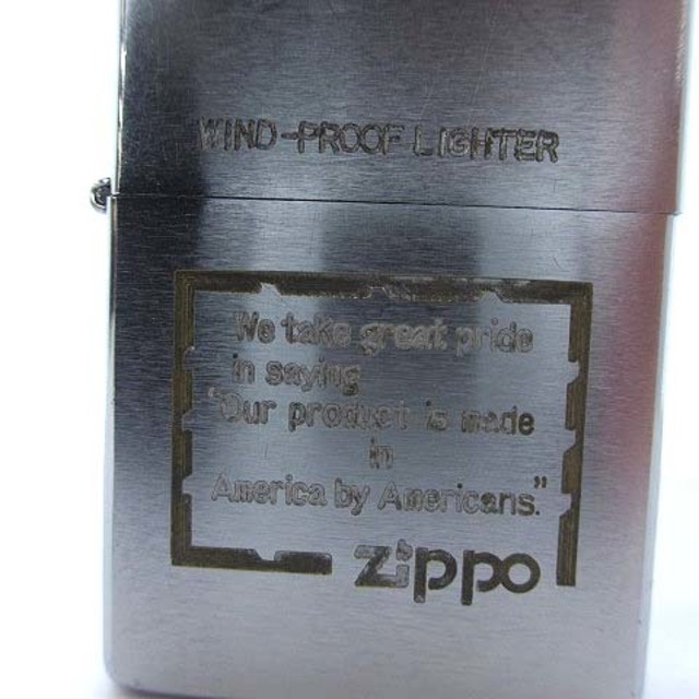 ZIPPO - ZIPPO ウィンドプルーフ オイルライター XIII 1997年製 銀の