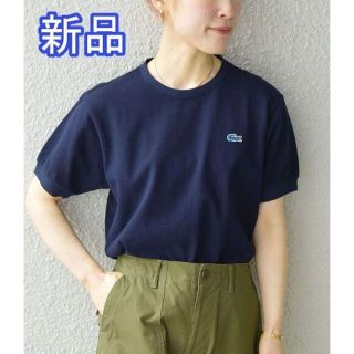 シップスフォーウィメン(SHIPS for women)の新品 SHIPS any別注LACOSTE: PIQUE クルーネック Tシャツ(Tシャツ(半袖/袖なし))