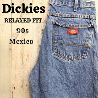 ディッキーズ(Dickies)の90sディッキーズインディゴブルー青RELAXEDFITデニムジーンズボトムス(デニム/ジーンズ)