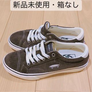 ヴァンズ(VANS)のVANS ヴァンズ　スニーカー　コーデュロイ　ブラウン　24cm　箱なし(スニーカー)