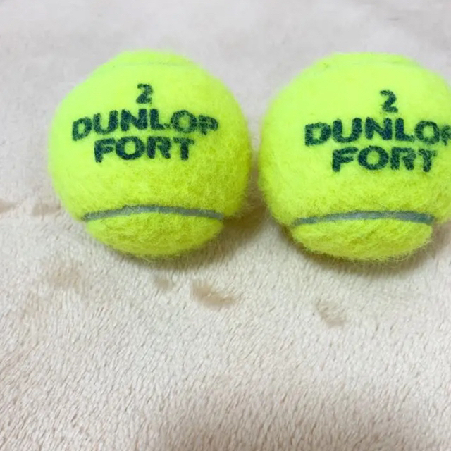 DUNLOP(ダンロップ)のダンロップフォート　テニスボール2個 スポーツ/アウトドアのテニス(ボール)の商品写真
