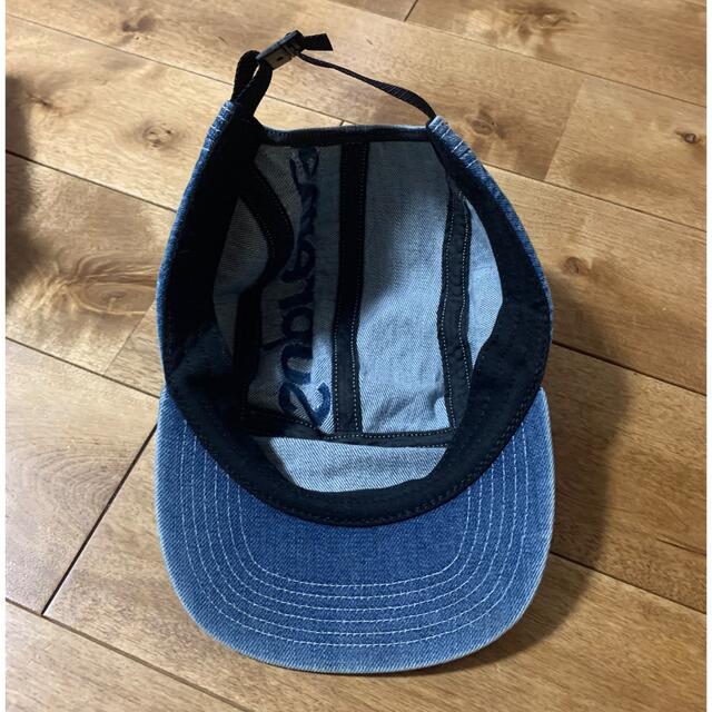 Supreme(シュプリーム)のsupreme top logo denim camp cap インディゴ メンズの帽子(キャップ)の商品写真