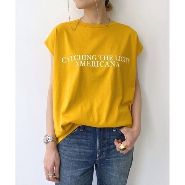 L'Appartement DEUXIEME CLASSE(アパルトモンドゥーズィエムクラス)のL'Appartement【Americana】N/S LOGO TEE レディースのトップス(Tシャツ(半袖/袖なし))の商品写真