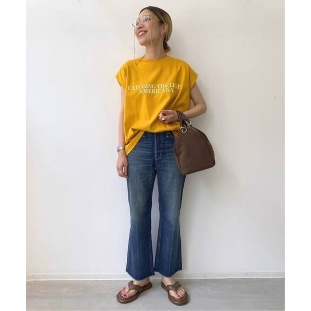 L'Appartement DEUXIEME CLASSE(アパルトモンドゥーズィエムクラス)のL'Appartement【Americana】N/S LOGO TEE レディースのトップス(Tシャツ(半袖/袖なし))の商品写真