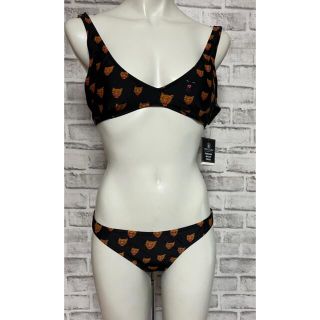 ボルコム(volcom)の【新品】ボルコム ビキニ 水着 トラ柄（US）上下Sサイズ 新品・未使用(水着)