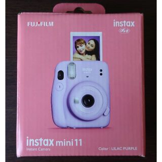 新品未開封 instax mini11 チェキ パープル(フィルムカメラ)